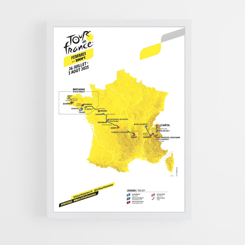 Poster La Route des Femmes – affiche Cyclisme (vue 3)